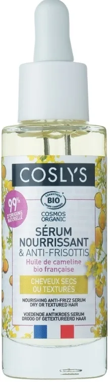 Питательная сыворотка против пушистости волос Coslys Nourishing Anti-Frizz Serum, 30 мл