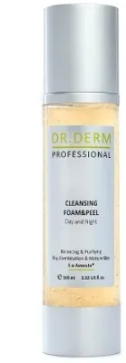 Dr. Derm Dr. Derm Cleansing Foam & Peel - Пенка-пилинг для лица Cleansing Foam & Peel, 100 мл