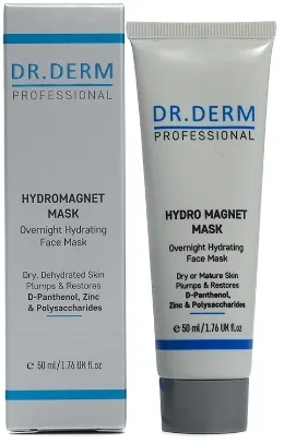 Увлажняющая ночная маска для лица Dr. Derm Hydro Magnet с бисабололом и маслом ши, 50 мл