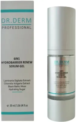 Гель-сыворотка для лица Dr. Derm HydroBarrier 6 в 1 с морской водой и ксилитом 30 мл