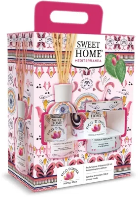 Набор Sweet Home Collection Prickly Pear ароматический диффузор 100 мл и ароматическая свеча 110 г