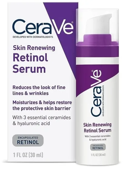 Сыворотка для лица CeraVe Skin Renewing Retinol обновляющая, с ретинолом и церамидами, 30 мл