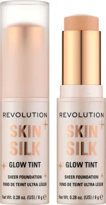 Тональный стик Makeup Revolution Skin Silk Glow Tint Sheer сияющий, 8 г