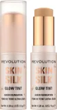 Тональный стик Makeup Revolution Skin Silk Glow Tint Sheer сияющий, 8 г, оттенок Medium Tan Warm — фото 1