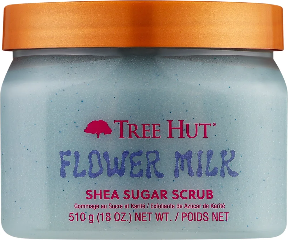 Tree Hut Tree Hut Flower Milk Shea Sugar Scrub - Сахарный скраб для тела Flower Milk с маслом ши, 510 г