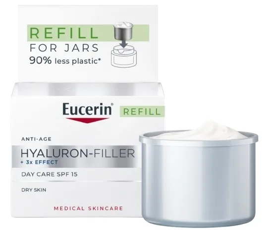 Крем для лица Eucerin Hyaluron-Filler дневной SPF 15 сменный блок 50 мл