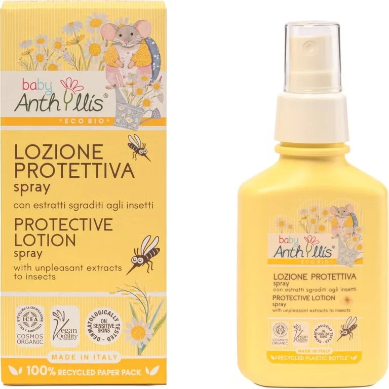 Baby Anthyllis Protective Lotion детский спрей-бальзам для тела от насекомых, 100 мл