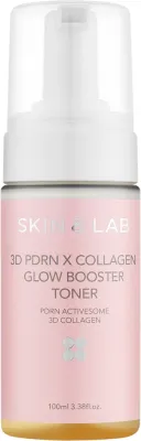 Тоник для лица Skin&Lab 3D PDRN x Collagen Glow Booster с бакучиолом, пептидами и коллагеном, 100 мл