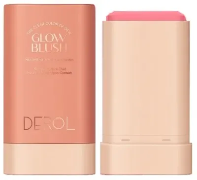 Стик для губ и щёк Derol Glow Blush Multi-Stick многофункциональный, с сияющим финишем, 30 г
