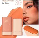 Стик для губ и щёк Derol Glow Blush Multi-Stick многофункциональный, с сияющим финишем, 30 г, оттенок 02 — фото 1