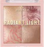 Палетка для макияжа лица Essence Radiant Light Face Palette 4 в 1, оттенок 10 - Glow Icon — фото 2