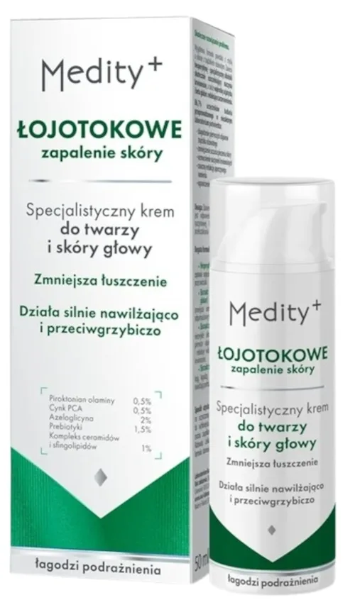 Крем для лица и кожи головы AVA Laboratorium Medity+ для жирной кожи 50 мл