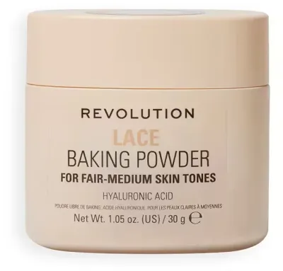 Рассыпчатая пудра для бейкинга Makeup Revolution Baking Powder для светлых тонов кожи, 30 г
