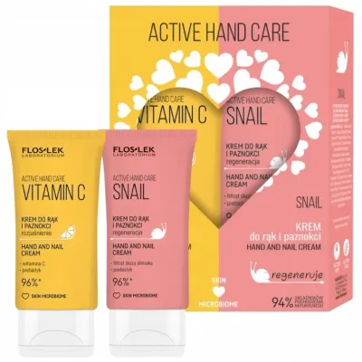 Набор кремов для рук и ногтей Floslek Active Hand Care 2 шт по 50 мл