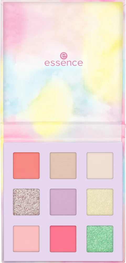 Палетка теней Essence What The Fluff?! Eyeshadow Palette 9 оттенков пастельная