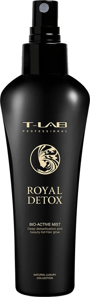 T-LAB Professional Royal Detox Bio-Active Mist — детокс-спрей для волос с золотом, орхидеей и абиссинским маслом, 150 мл