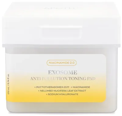 Apothe Exosome Anti-Pollution Toning Pad тонизирующие пэды для лица с ниацинамидом 70 шт