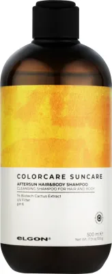 Шампунь после загара для волос и тела Elgon Suncare Aftersun с УФ-фильтрами, 500 мл
