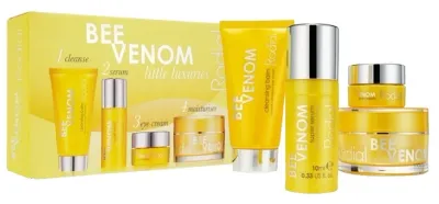 Набор Rodial Bee Venom очищающий бальзам 20 мл сыворотка 10 мл крем для области вокруг глаз 5 мл и крем для лица 15 мл