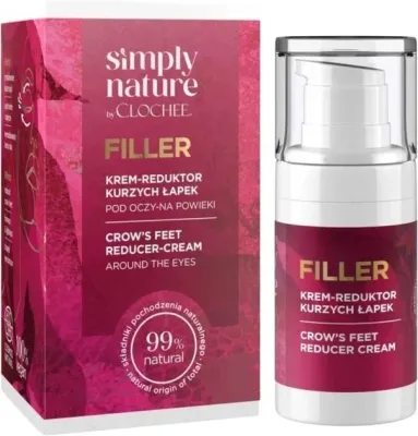 Крем для кожи вокруг глаз против морщин Clochee Simply Nature Filler 15 мл