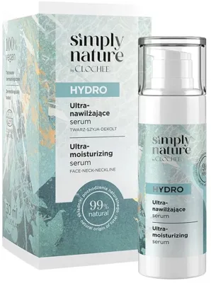 Сыворотка для лица Clochee Simply Nature Filler Ultra-Moisturizing ультраувлажняющая, с гиалуроновой кислотой, 30 мл