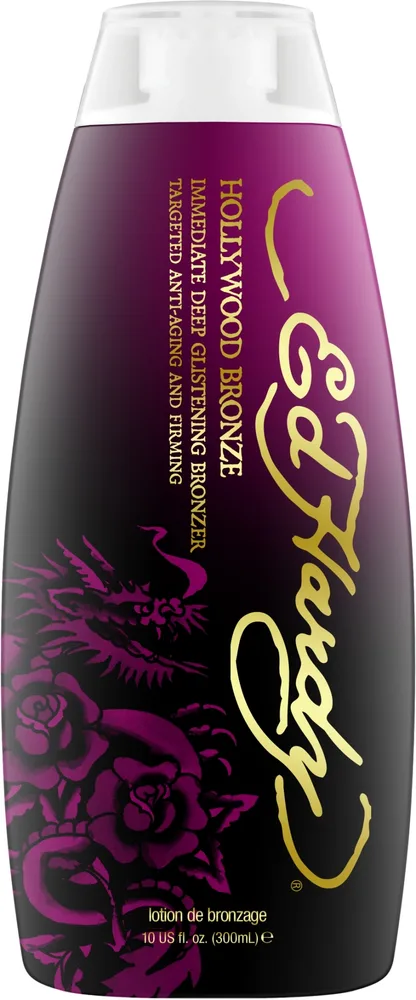 Бронзатор для солярия Ed Hardy Hollywood Bronze без DHA антивозрастной 300 мл