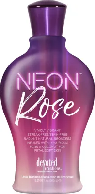 Бронзатор для солярия Devoted Creations Neon Rose для тёмного загара 360 мл