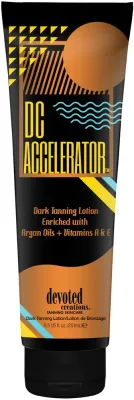 Активатор загара для солярия Devoted Creations DC Accelerator с аргановым маслом и витаминами A, E 251 мл