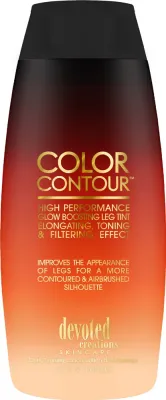 Бронзирующий лосьон для ног Devoted Creations Color Contour тонизирующий без DHA 180 мл