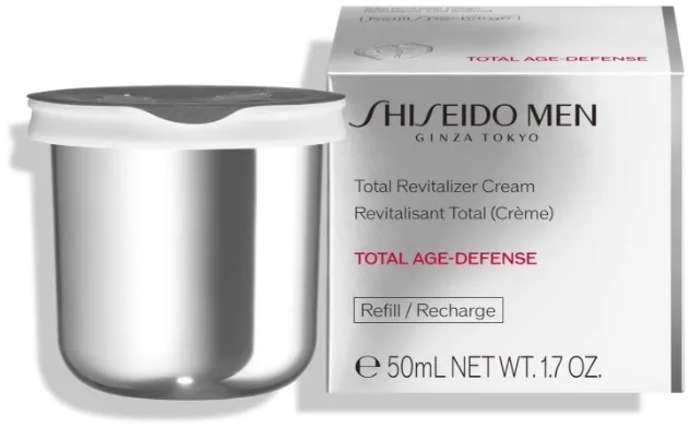 Крем для лица Shiseido Men Total Revitalizer мужской сменный блок 50 мл