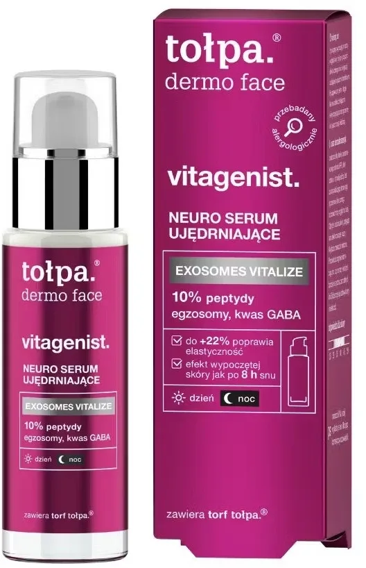 Сыворотка для лица Tolpa Dermo Face Vitagenist нейросыворотка, укрепляющая, с пептидами, 30 мл