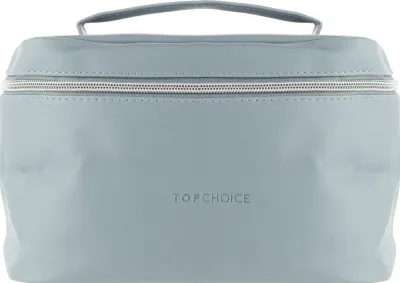 Косметичка Top Choice Leather 96990 полиэстер светло-голубая 24х14х13,5 см