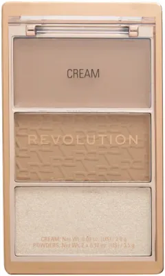 Палетка бронзера и хайлайтера Makeup Revolution The Bronze Icon Palette
