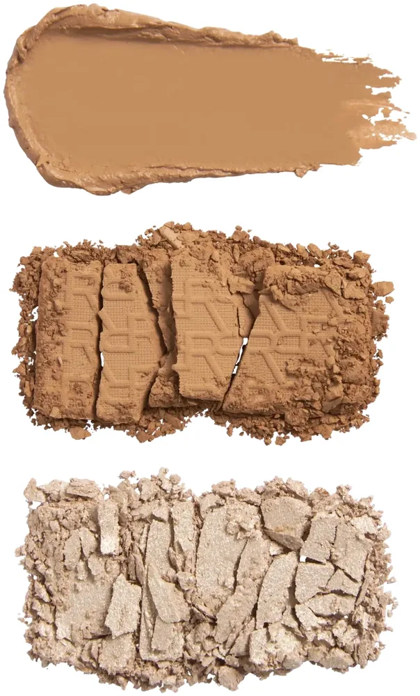 Палетка бронзера и хайлайтера Makeup Revolution The Bronze Icon Palette, оттенок Divine Fair