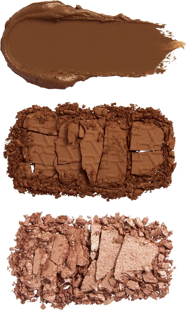 Палетка бронзера и хайлайтера Makeup Revolution The Bronze Icon Palette, оттенок Sunkissed Tan
