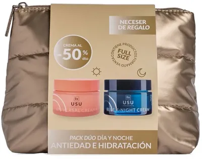 Набор Usu Cosmetics Duo Day And Night крем для лица 50 мл ночной крем 50 мл и косметичка для зрелой кожи