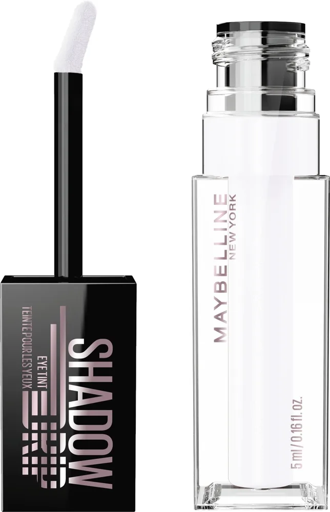 Тени для век Maybelline New York Shadow Drip Liquid Eye Shadow жидкие, с перламутровым мерцанием, 5 мл, оттенок 05 - Silver Drip