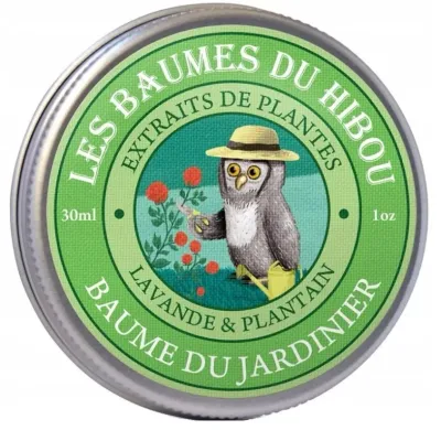 Les Baumes Du Hibou Lavender & Plantain бальзам садовника для кожи с подорожником, 30 мл
