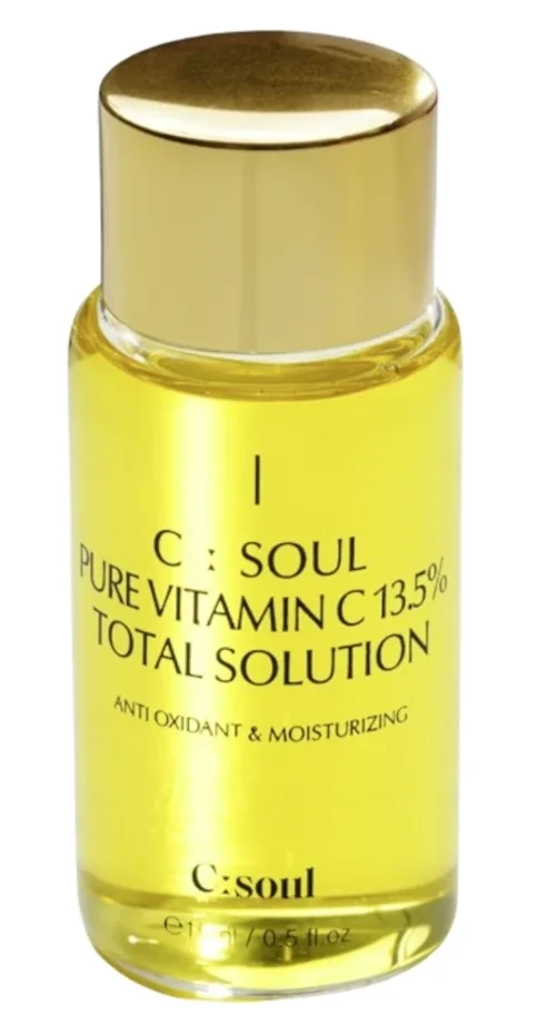Сыворотка для лица C:Soul Pure Vitamin C Total Solution увлажняющая, антиоксидантная, 15 мл