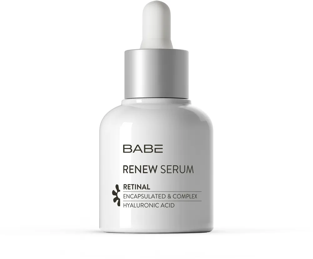 Сыворотка для лица Babe Laboratorios Renew Serum Retinal обновляющая, противоморщинная, с ретиналем, 30 мл