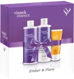 Набор для тела Vianek Essence Ember & Flare гель для душа шампунь и крем для рук с пантенолом 400+300+50 мл — фото 1