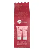 Dr Renaud Dr. Renaud Grenade Body Ritual Set (b/scrub/200 мл + b/milk/200 мл) * - Набор Dr. Renaud Grenade скраб для тела 200 мл и молочко для тела 200 мл с гранатом — фото 1