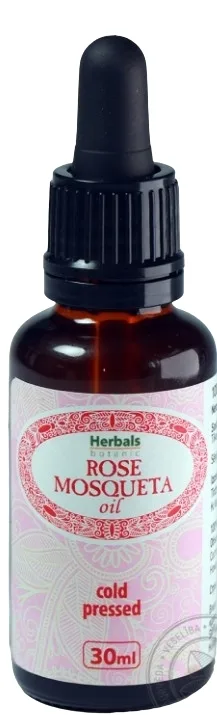 Чистое масло шиповника Herbals Botanic Rose Mosqueta для лица тела и волос