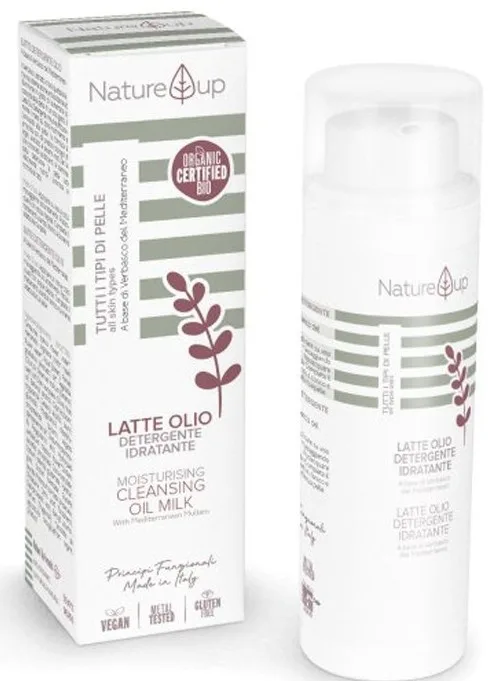 Bema Cosmetici Nature Up масляное молочко для снятия макияжа с авокадо арганой и гамамелисом 150 мл