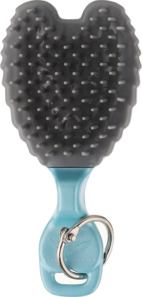 Щётка для волос Tangle Angel Baby Brush Blue детская, в виде брелока, синяя, 1 шт
