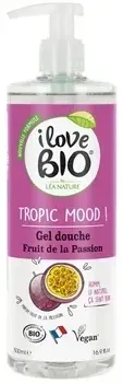 Гель для душа I Love Bio Маракуйя, с дозатором, органический, 500 мл