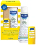 Детский набор Mustela очищающий гель для тела и волос и солнцезащитный стик SPF 50 100+9 мл — фото 1