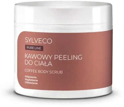 Sylveco Sylveco Pure Line Coffee Body Scrub - Скраб для тела Coffee линейки Pure Line с кофе, 400 мл