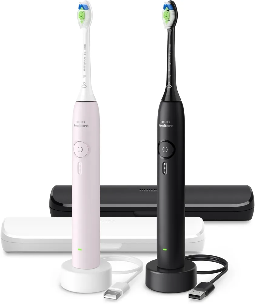 Набор электрических зубных щеток Philips Sonicare HX4072/42 Series 3100 2 шт