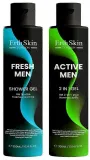 Мужской набор ErthSkin London гель для тела и волос Active Men 2 в 1 300 мл и гель для душа Fresh Men 300 мл — фото 1